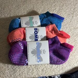 Bombas Athletic Socks - Blue, Orange, Purple